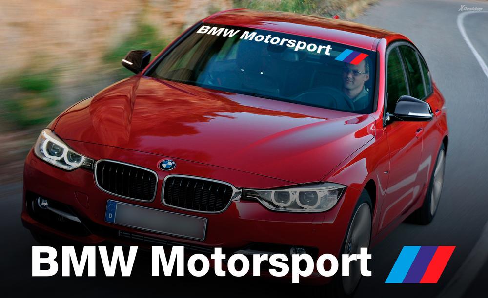 BMW Motorsport WINDSHIELD BANNER Window decal sticker for M3 4 5 6 e46 e36