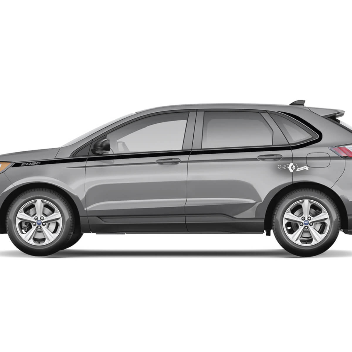 Ford Edge ଦ୍ଵାର ଲାଇନ୍ ଉଇଣ୍ଡୋର୍ ଅଣ୍ଡର୍ ଦ୍ଯୁର୍ ଲାଇନ୍ ଭିନ୍ୟଲ୍ ରୋକର୍ ପ୍ୟାନେଲ୍ ଷ୍ଟ୍ରାଇପ୍ସ୍ ବଡ଼ି ଡେକଲ୍ ଭିନ୍ୟଲ୍ ଗ୍ରାଫିକ୍ସ୍ ଷ୍ଟିକର୍
