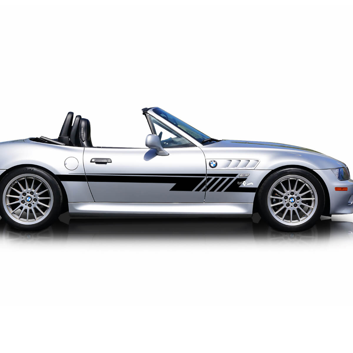 Pair BMW Z3 Z stripes Side Doors Vinyl Decal Sticker
