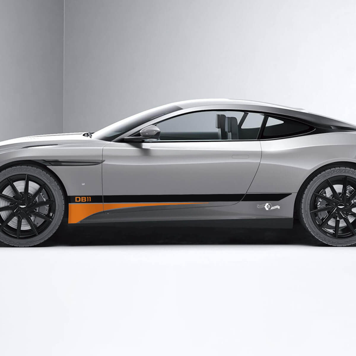 Side Aston Martin DB11 Rocker Panel Line Vinyl Decals Stickers 2 Colors