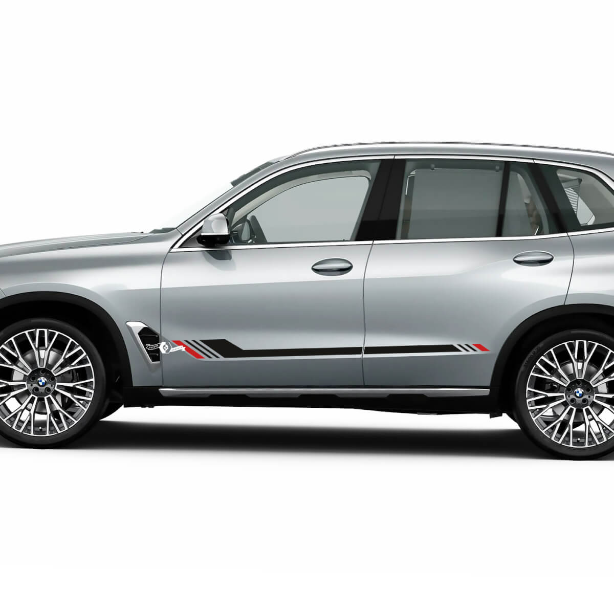 Accents Stripes for BMW G05 Side Doors Vinyl Decal Sticker
