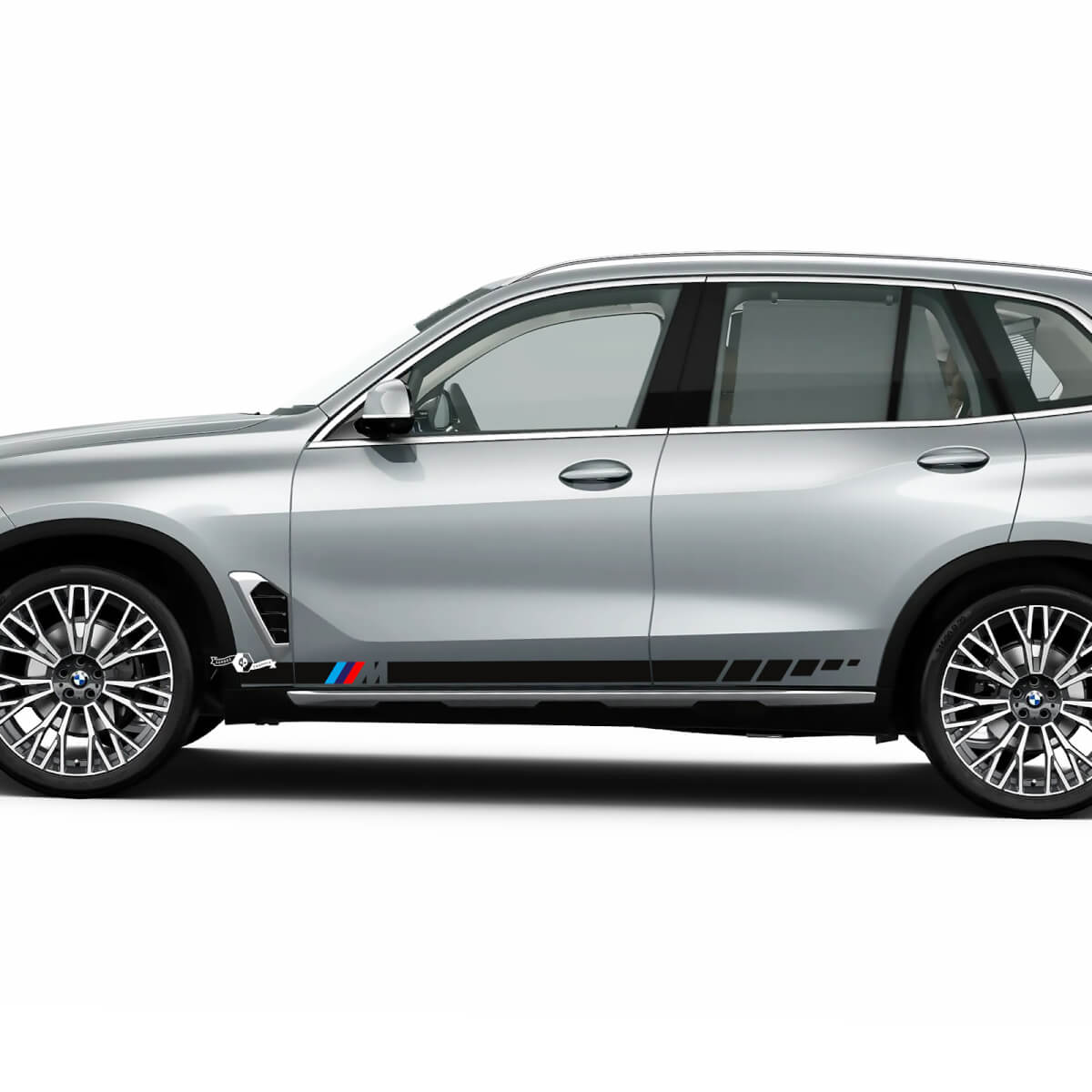 Accents M Logo Stripes for BMW G05 Side Doors Vinyl Decal Sticker