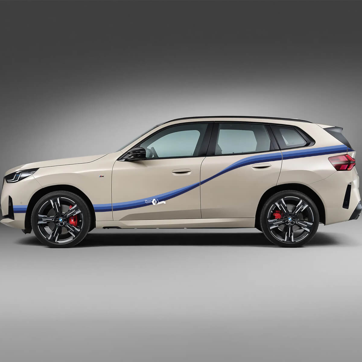 BMW X3 G01 F25 Side Doors Three Stripes Vinyl Decal Sticker