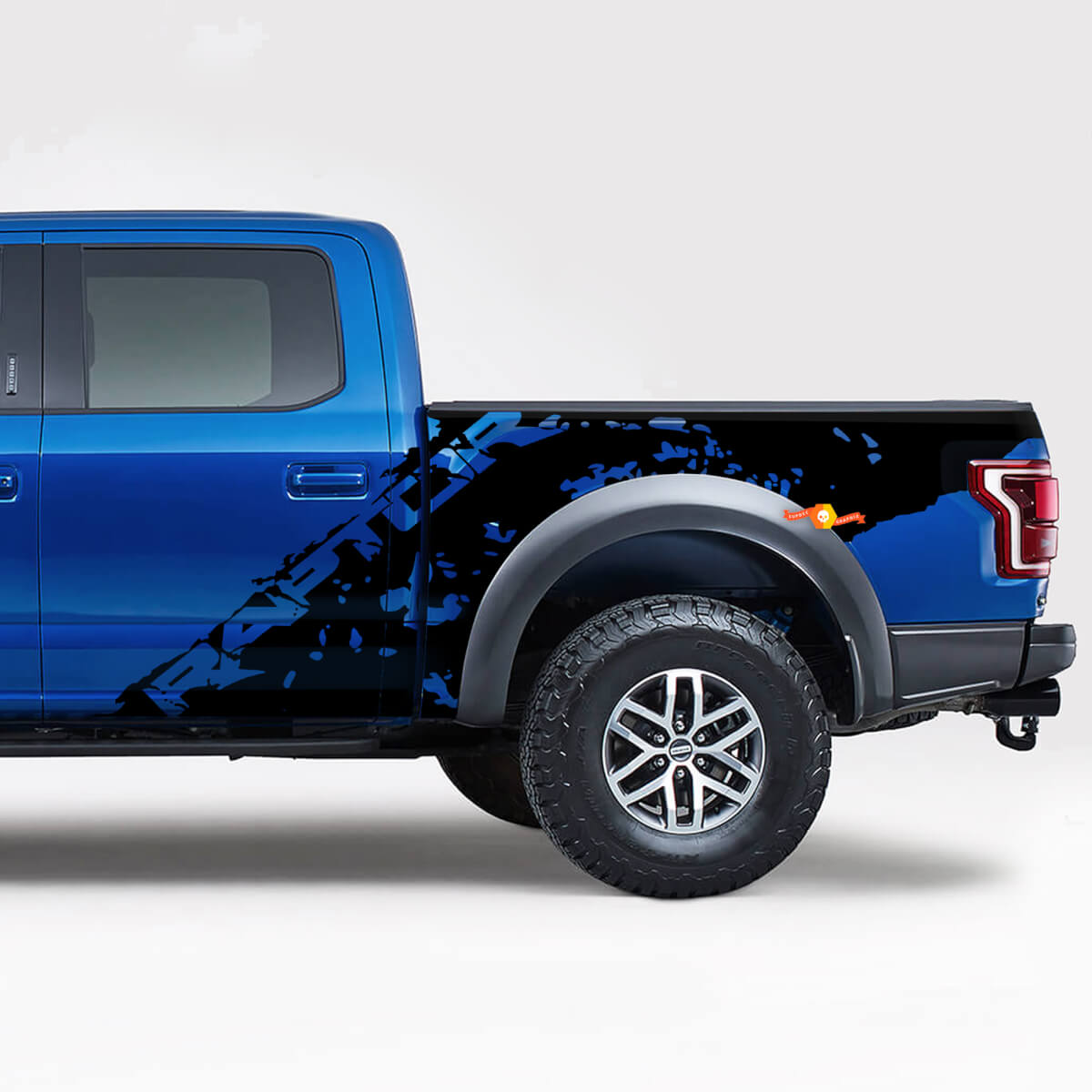 Ford Raptor Splash Decal Kit – Bedside Vinyl Sticker Set Side Graphics