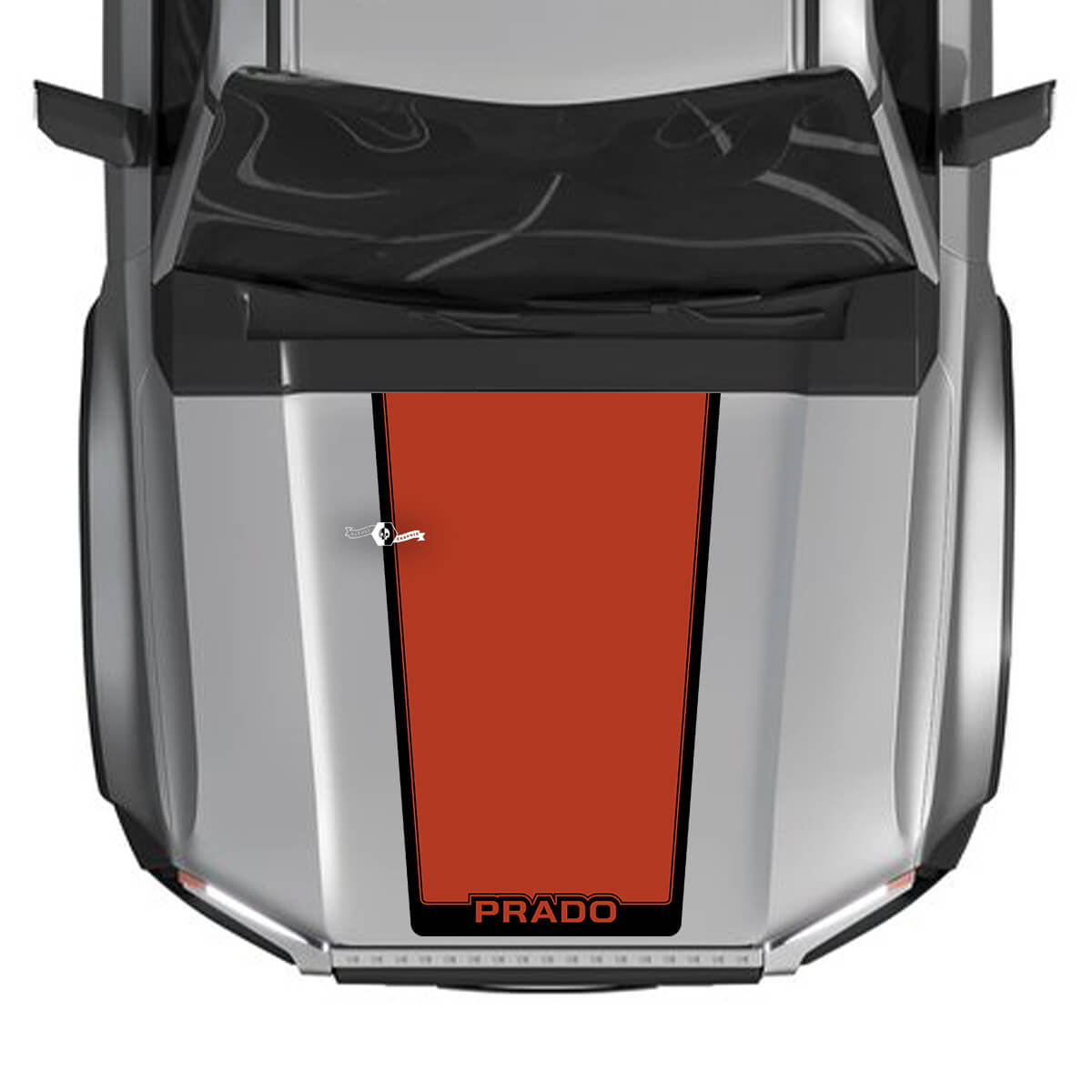 Hood For 2024 Toyota Land Cruiser Prado Decals Vinyl Graphic Sticker 2 Colors
