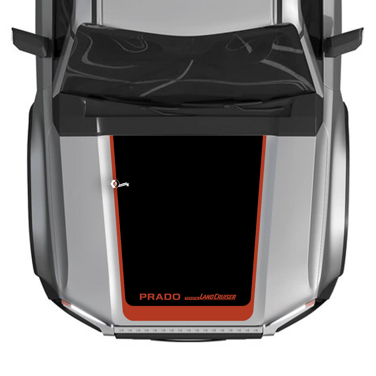 Hood For 2024 Toyota Land Cruiser Prado Decals Vinyl Graphic Sticker Large 2 Colors