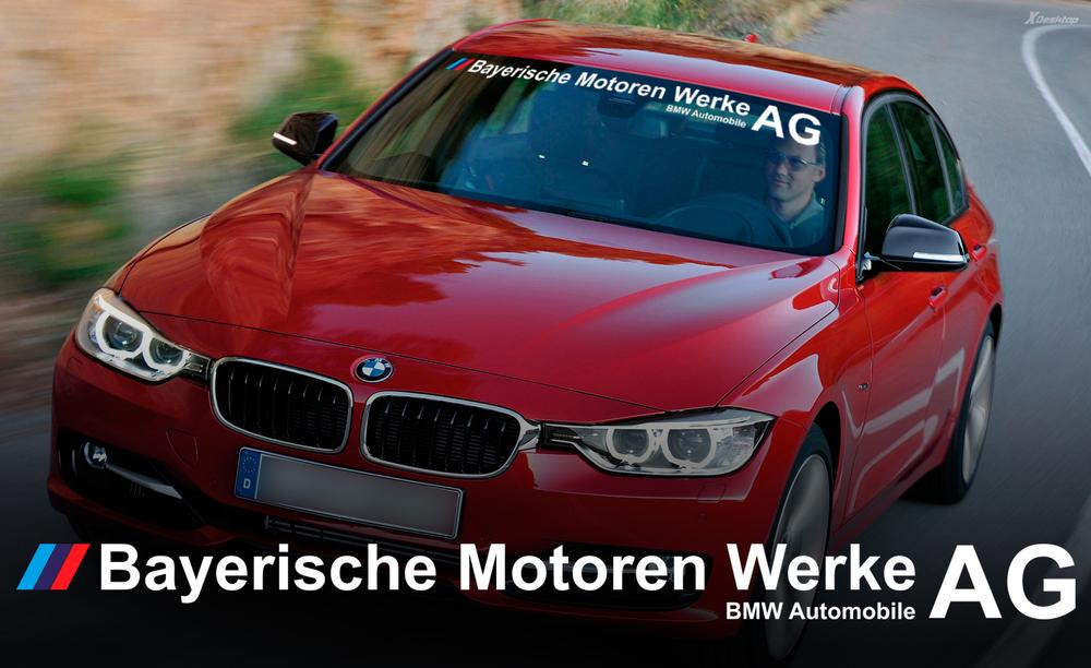 Full name BMW AG Bayerische Motoren Werke AG M3 M5 E34 E36 E39 E46 E60 E70 E90 Windshield Decal sticker logo