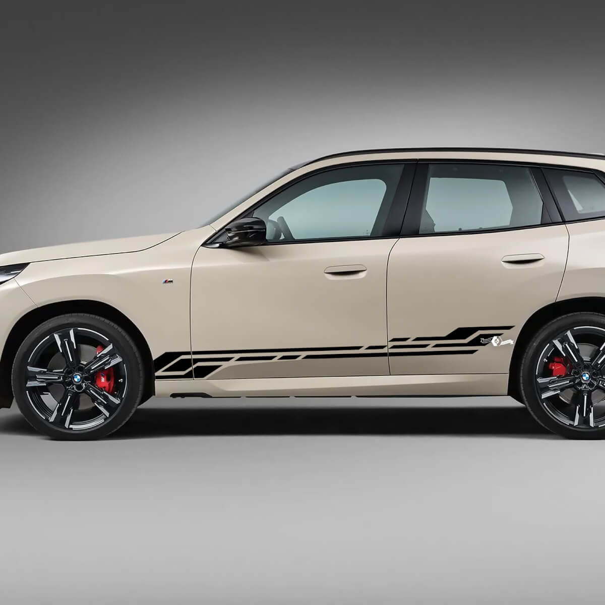 BMW X3 2024 Side Door Stripes Decal Kit - Custom Vinyl Graphics for G01 & F25