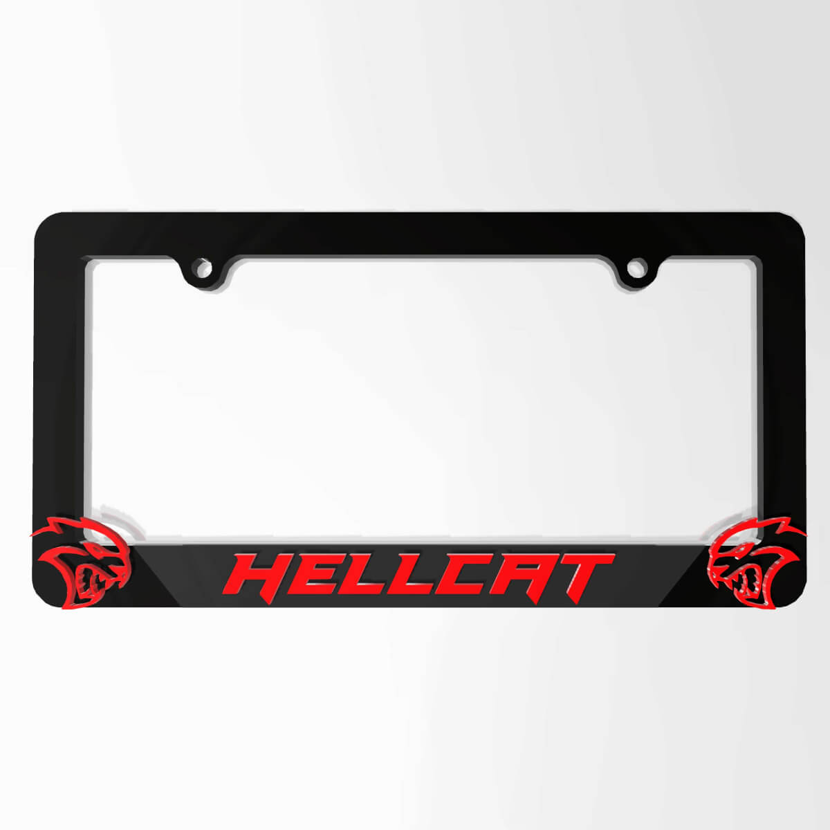 Hellcat Vehicle License Plate Covers Frames Vehicle Decor fit to Dodge Hellcat