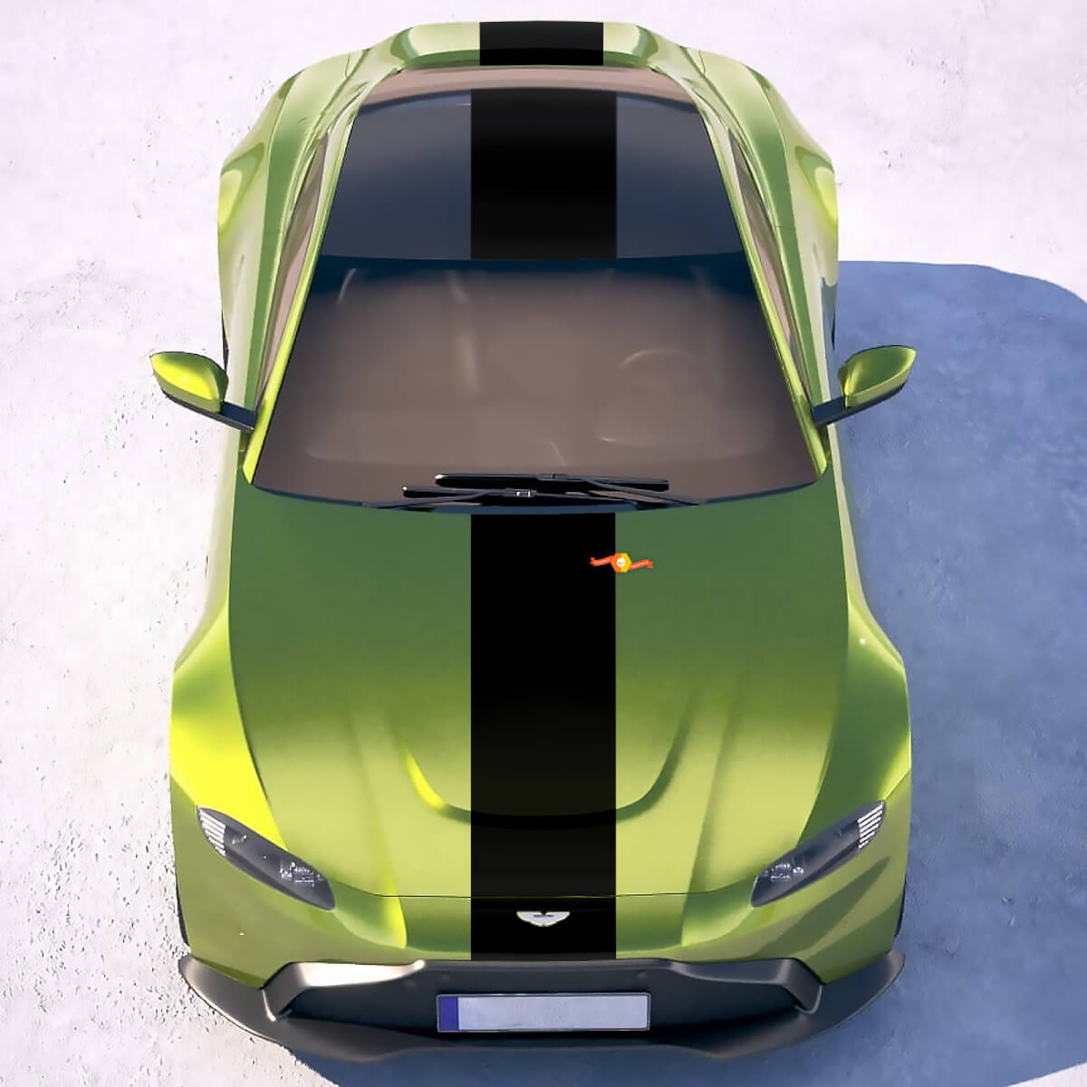 Body Stripes Aston Martin Vantage Vinyl Decals Stickers