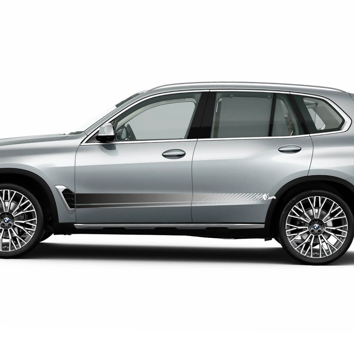 Accent Racing Strobe Stripes Decal Kit for BMW X5 G05
