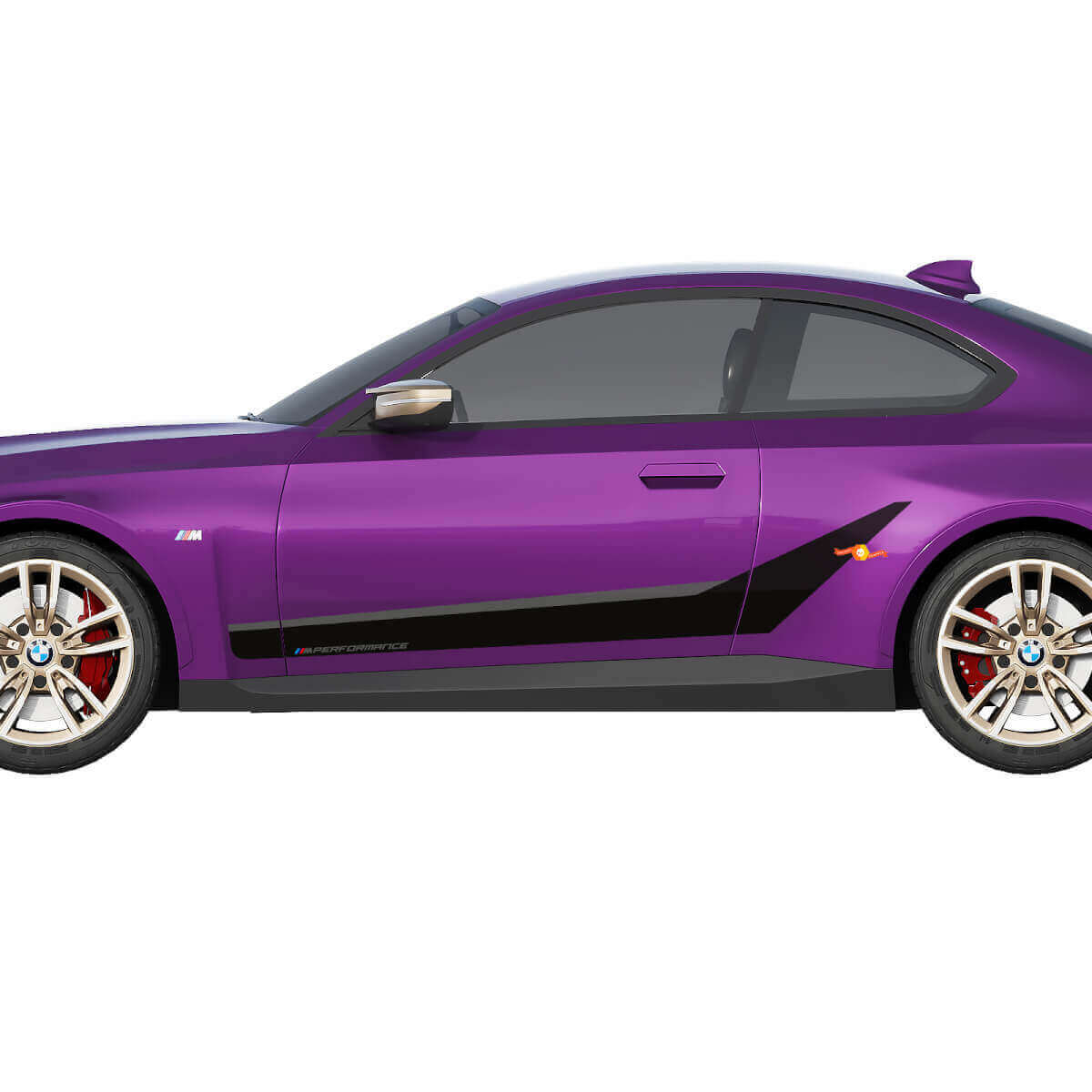 BMW M240 G42 Side M Performance Stripes Decal vinyl sticker