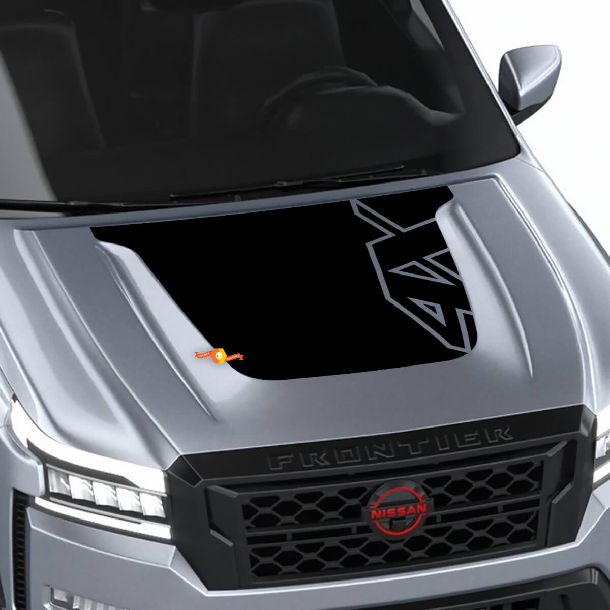 Nissan Frontier 4X Pro-4x Hood Decal Vinyl Off-Road Blackout Graphic Decals Sticker 2
