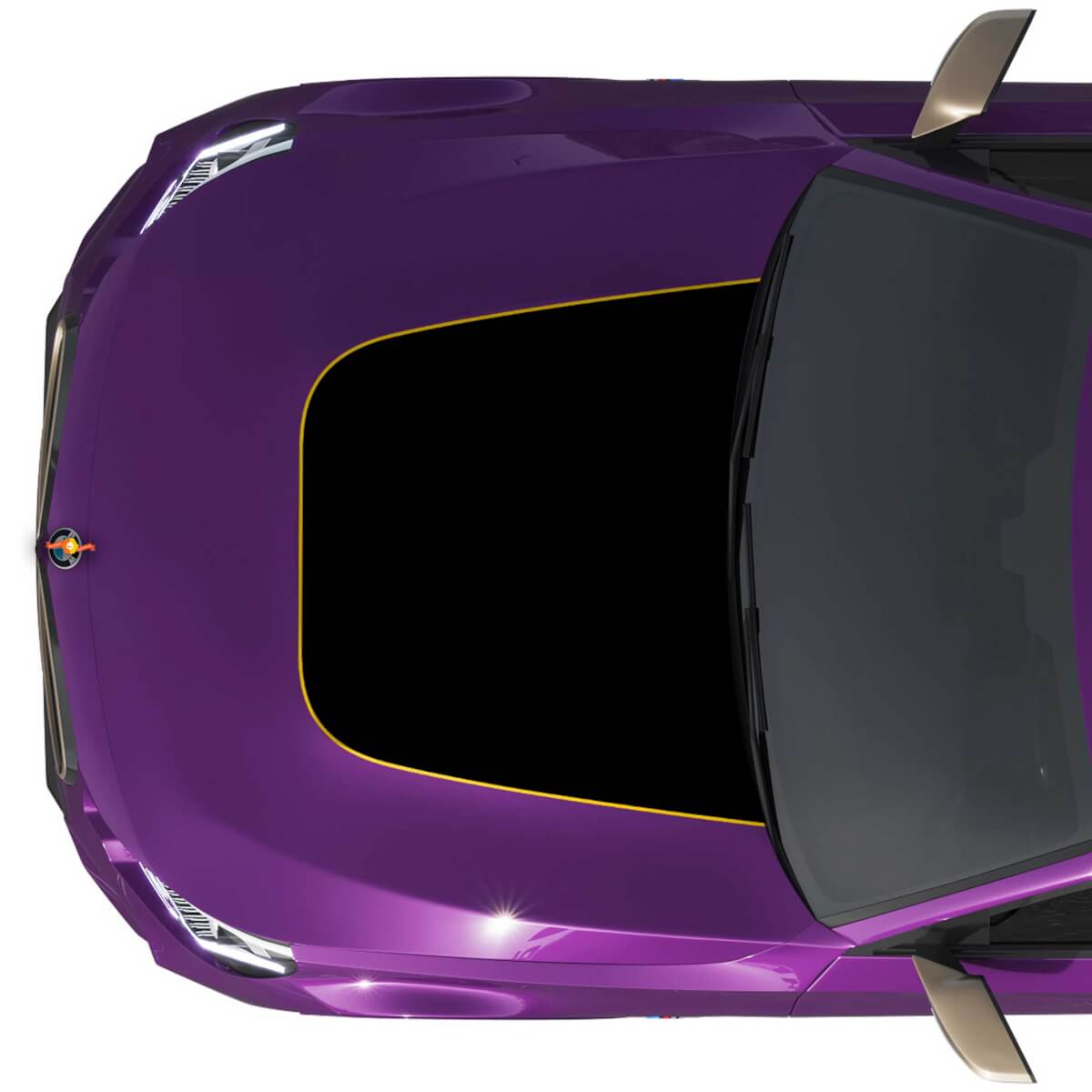 BMW M240 G42 Hood M Performance Outline Decal vinyl sticker 2