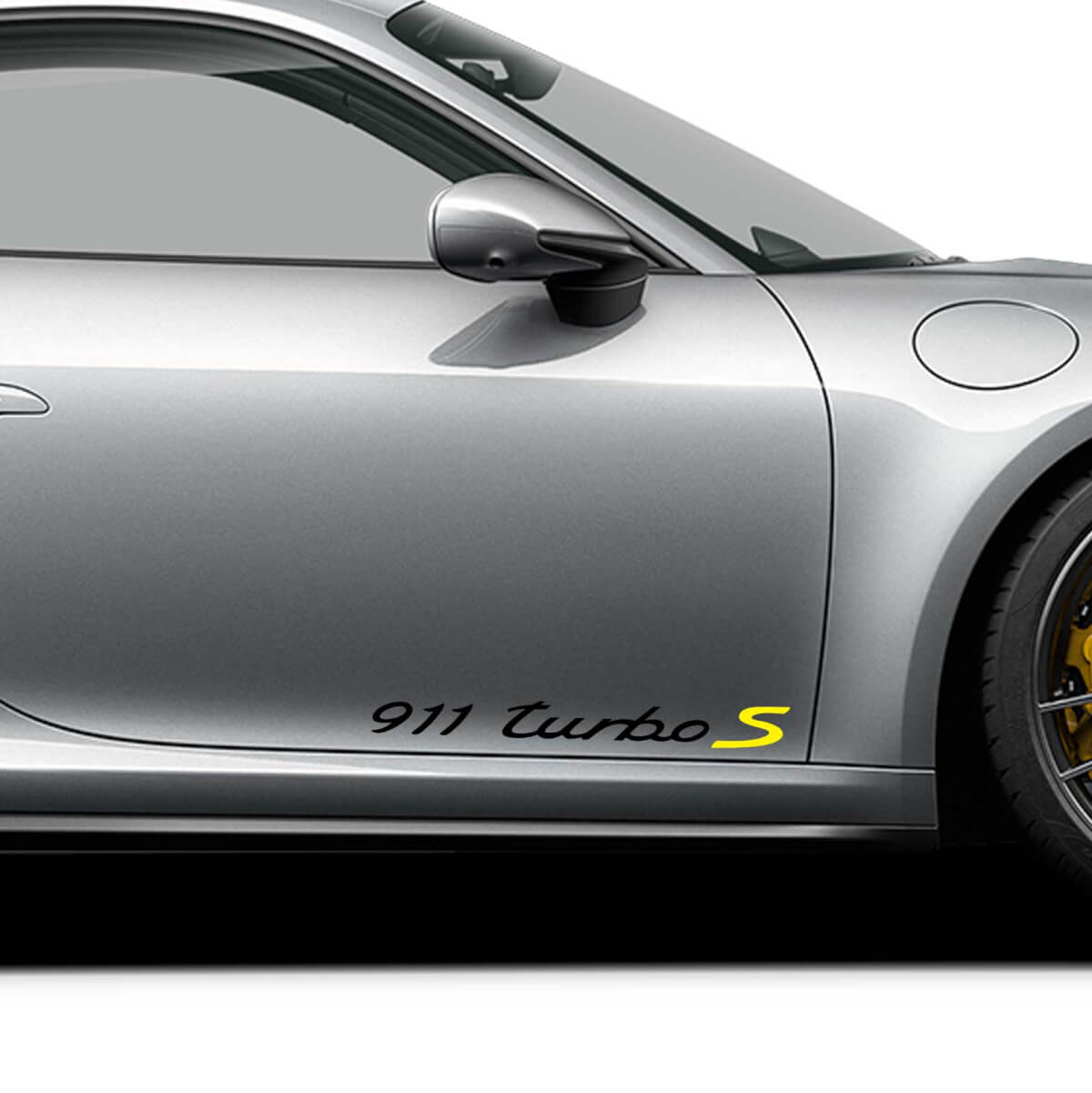 Porsche Stickers Porsche 911 Turbo S Signature Side Decal Sticker 2
