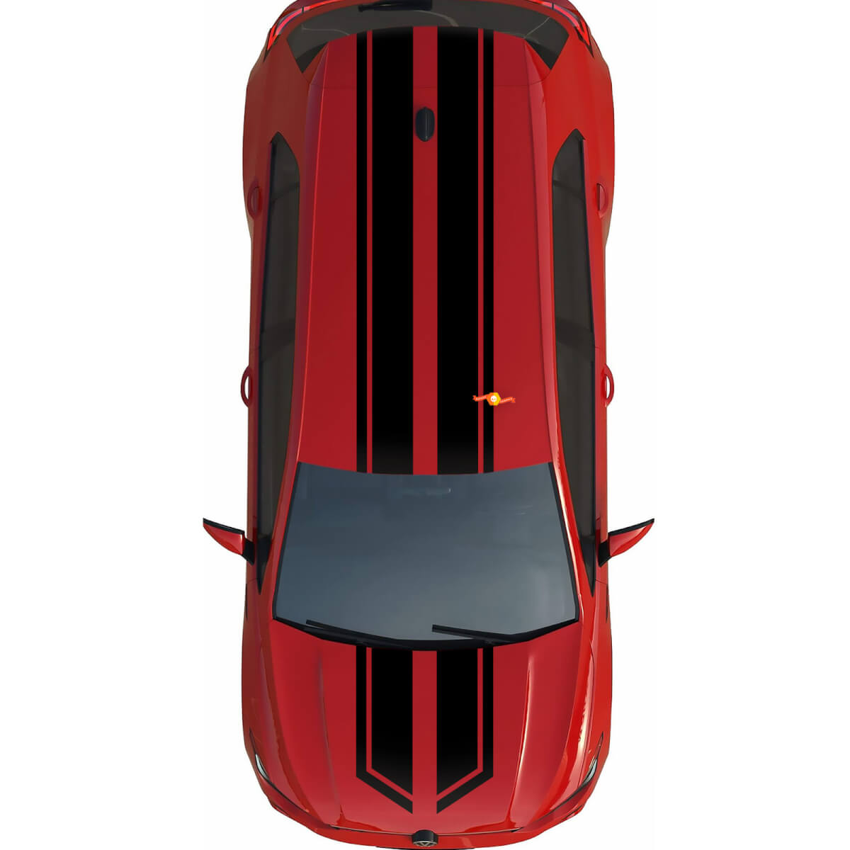 Vinyl Decal Double Stripes for Volkswagen Golf R 7 Mk7R Gti