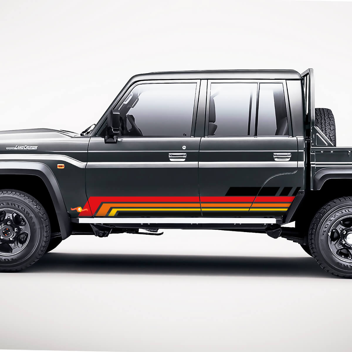 Universal Toyota Retro Side Classic Stripes Decal Kit decal Stickers 2