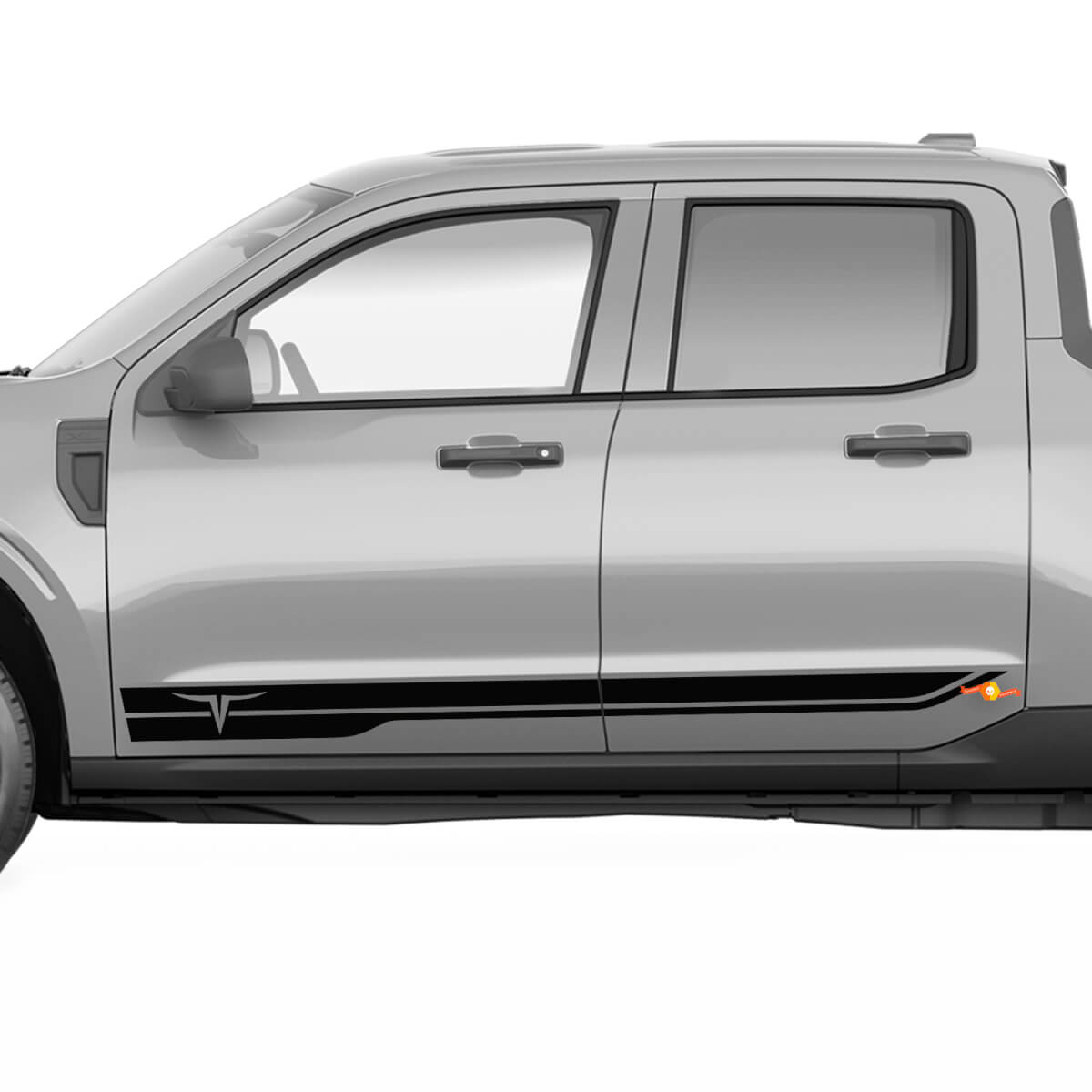 Pair Ford Maverick Rocker Panel Logo Maverick Stickers Decals Graphics