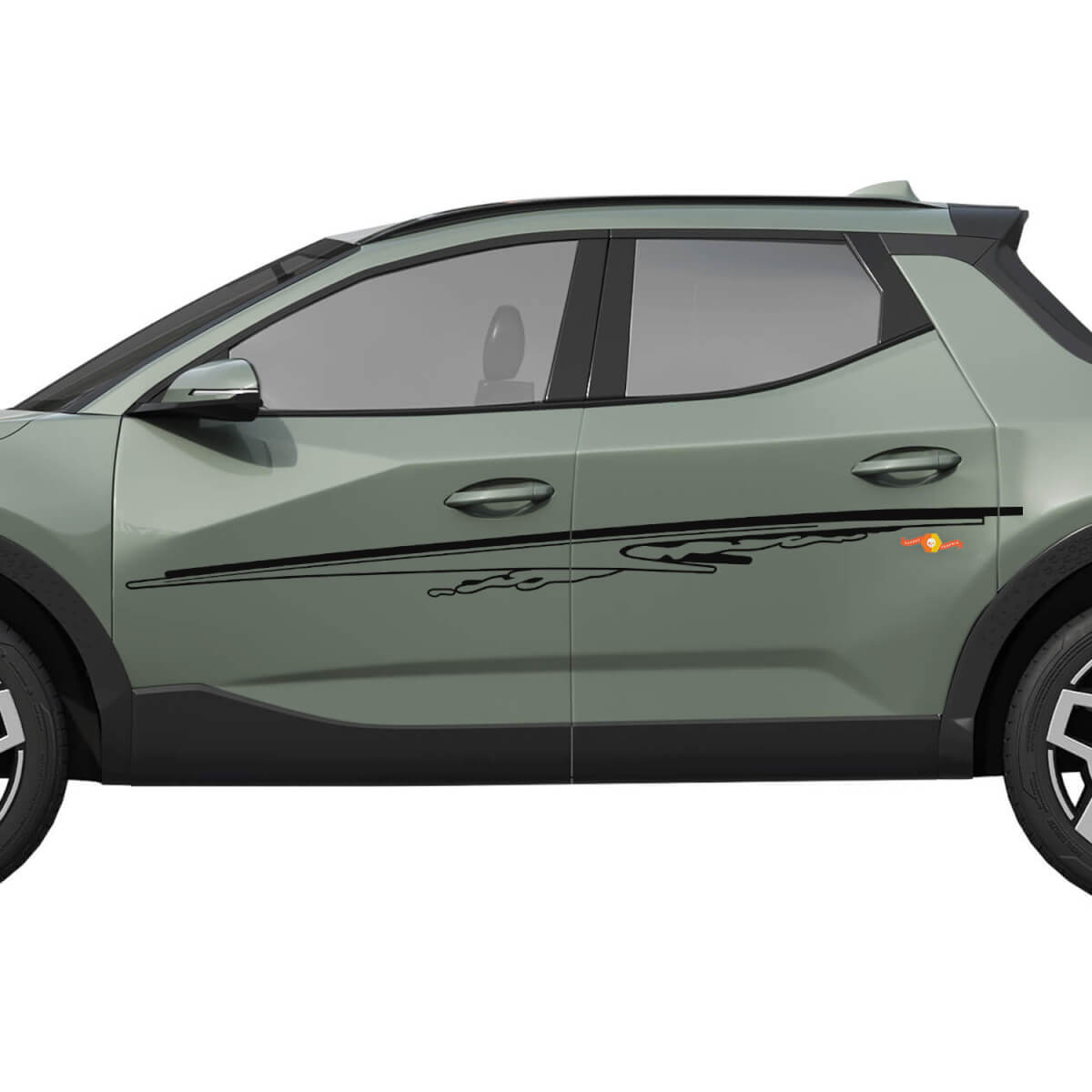 Rally Side Doors Vinyl Stickers Decal Graphic fit to Hyundai Santa Cruz