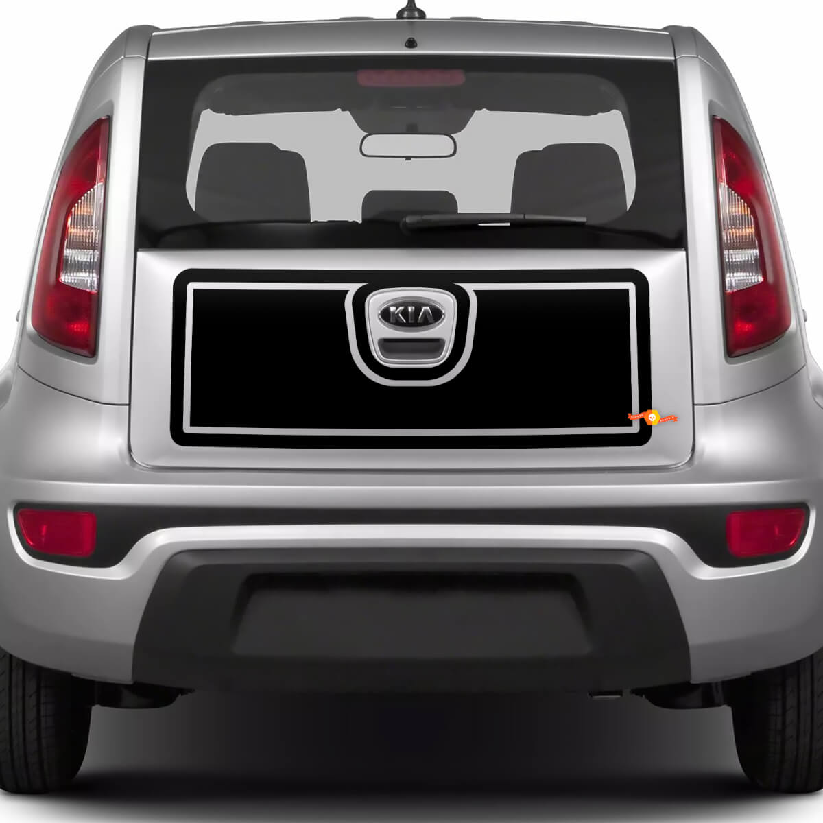 Rear Trunk Vinyl Wrap Decal Sticker for Kia Soul 2