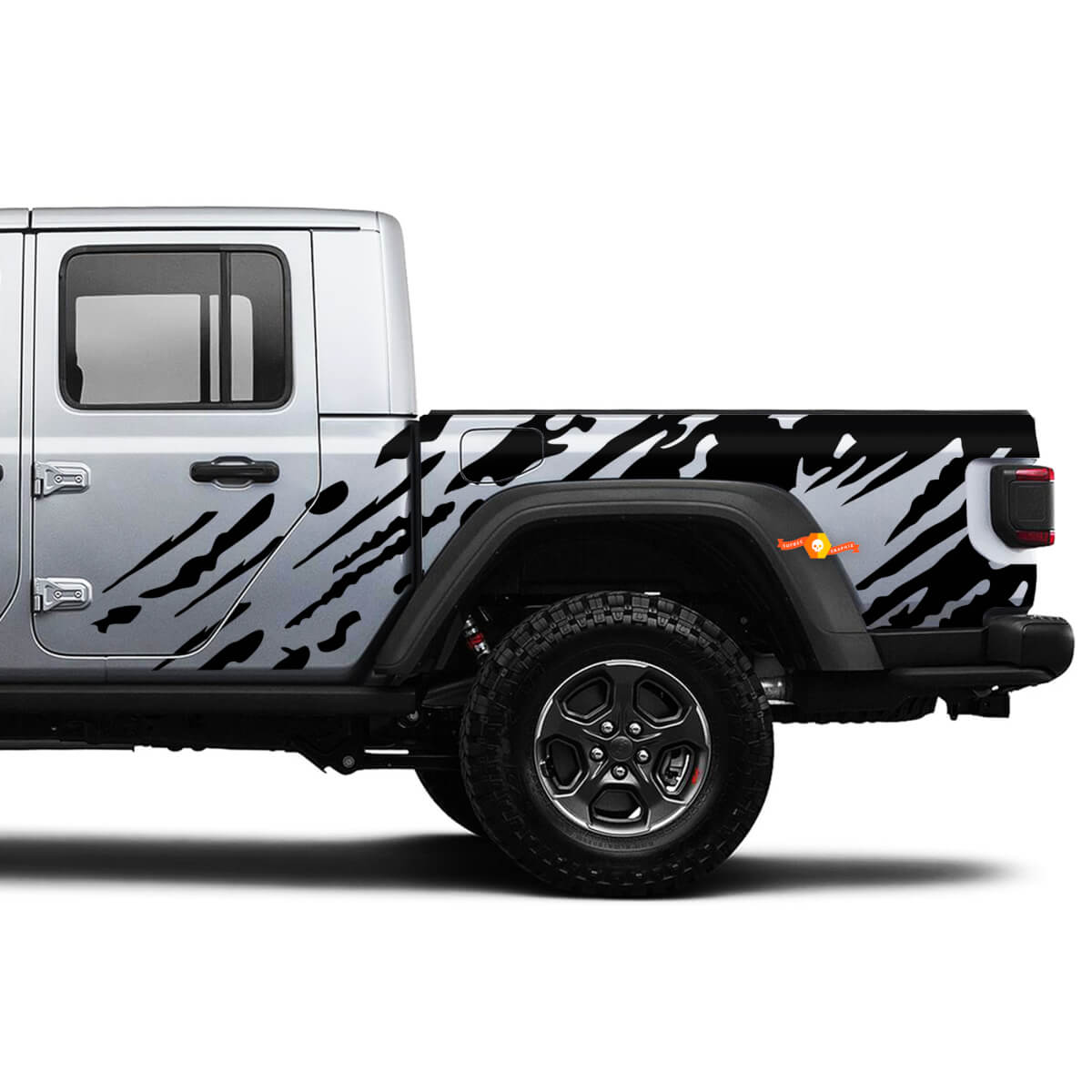 Jeep Gladiator Side Splash Dirt Vinyl decal sticker Graphics kit