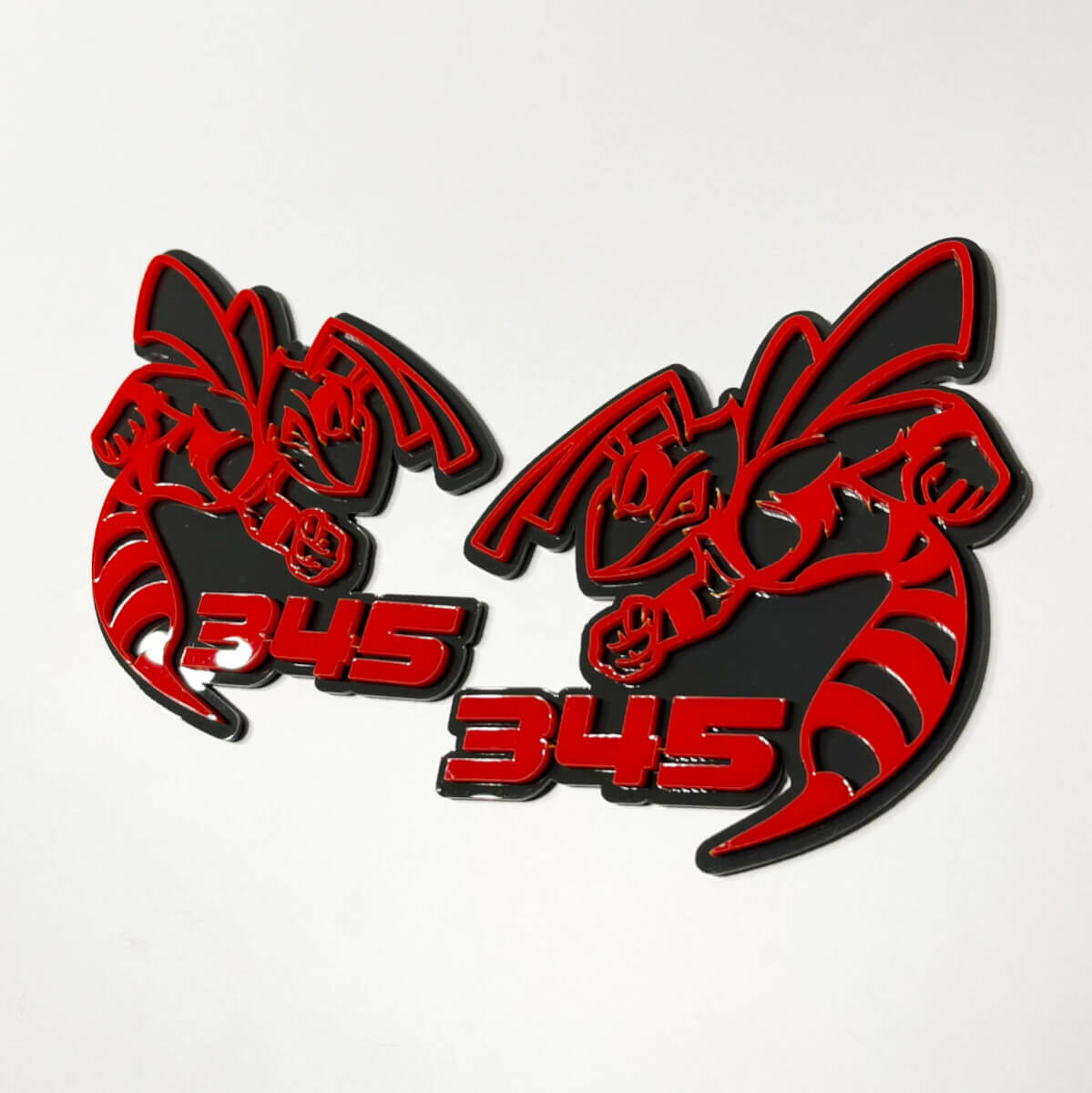 Hornet Bee 345 3D Badge - Custom Fender Grille Tailgate Badges Emblem for Cars & Trucks 2