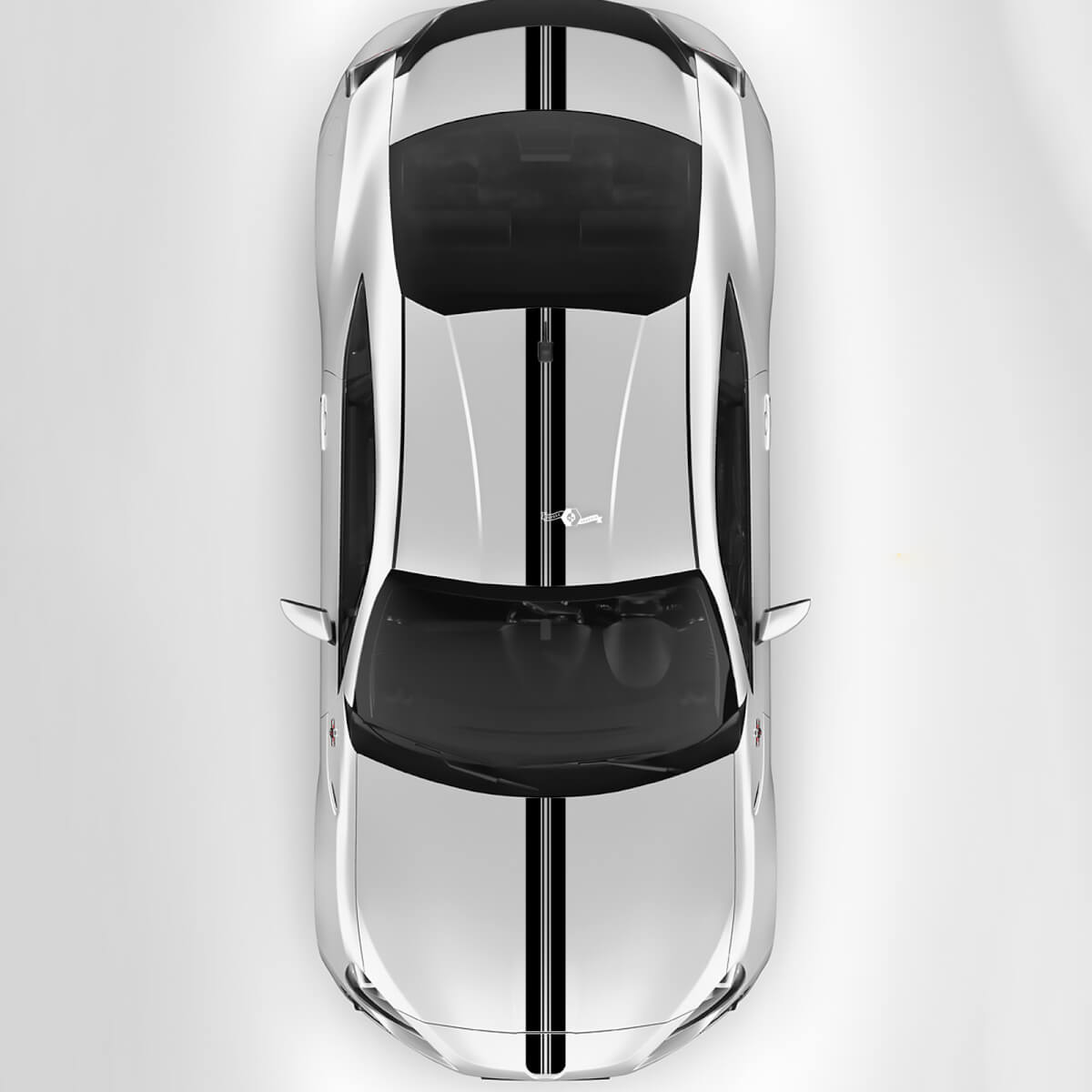 Toyota GR86 Hood Roof Trunk Racing Stripes Graphics Decals Stickers 3