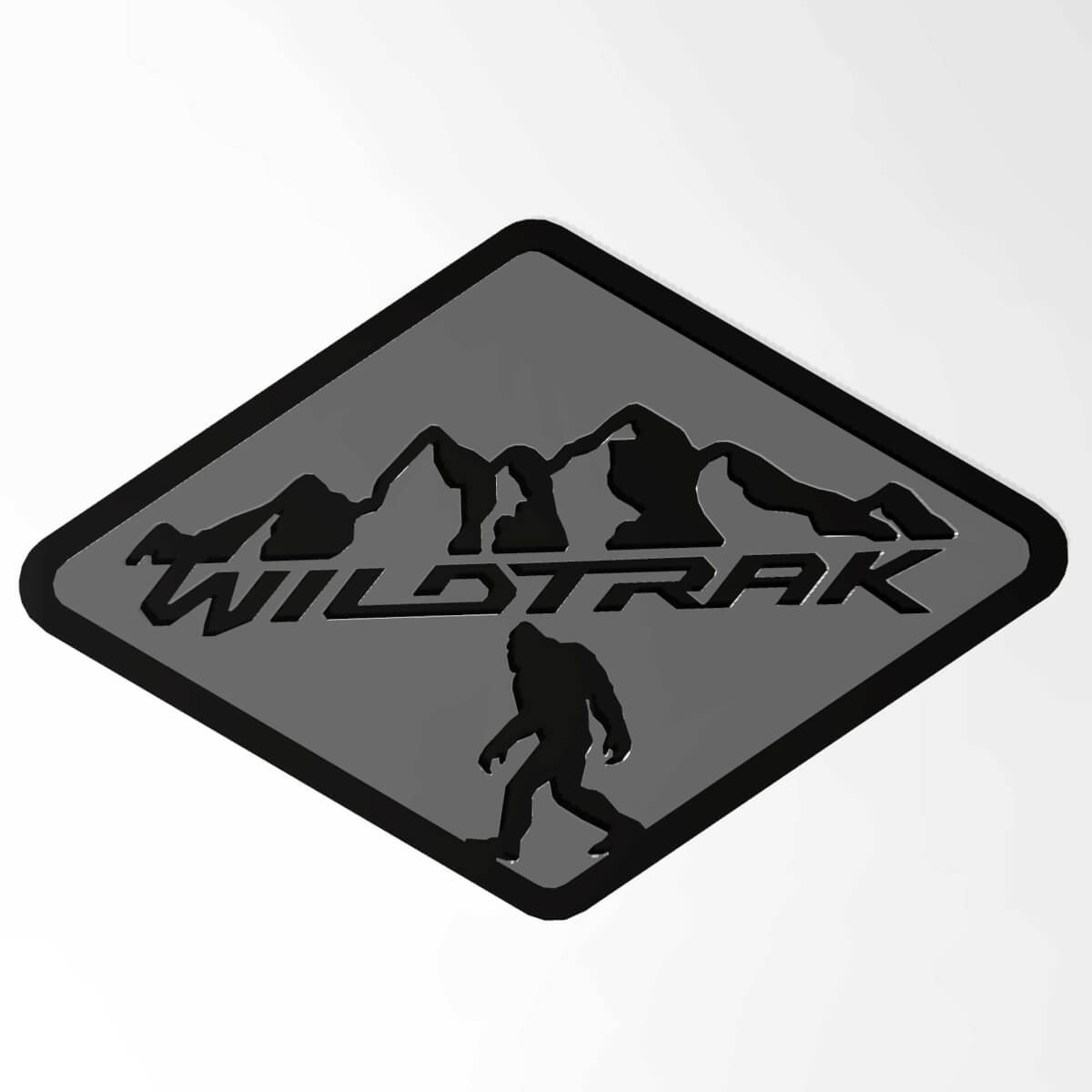 Bronco Wildtrak Bigfoot Yeti Sasquatch Fender Badges Tailgate Emblem 3D Badge