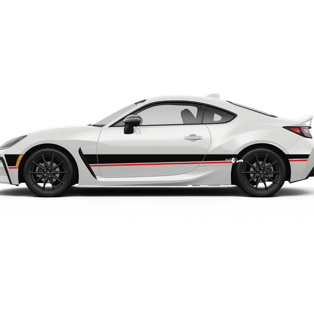 Doors Side Racing Stripes Graphics Decals Stickers for Toyota GR86  2