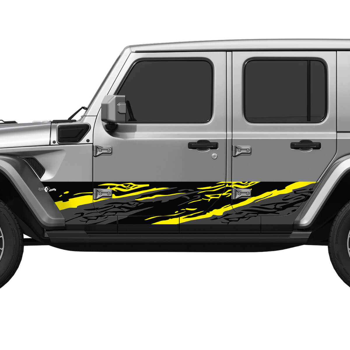 Camo Splash Wrap Side Doors Vinyl decal sticker fit Jeep Wrangler