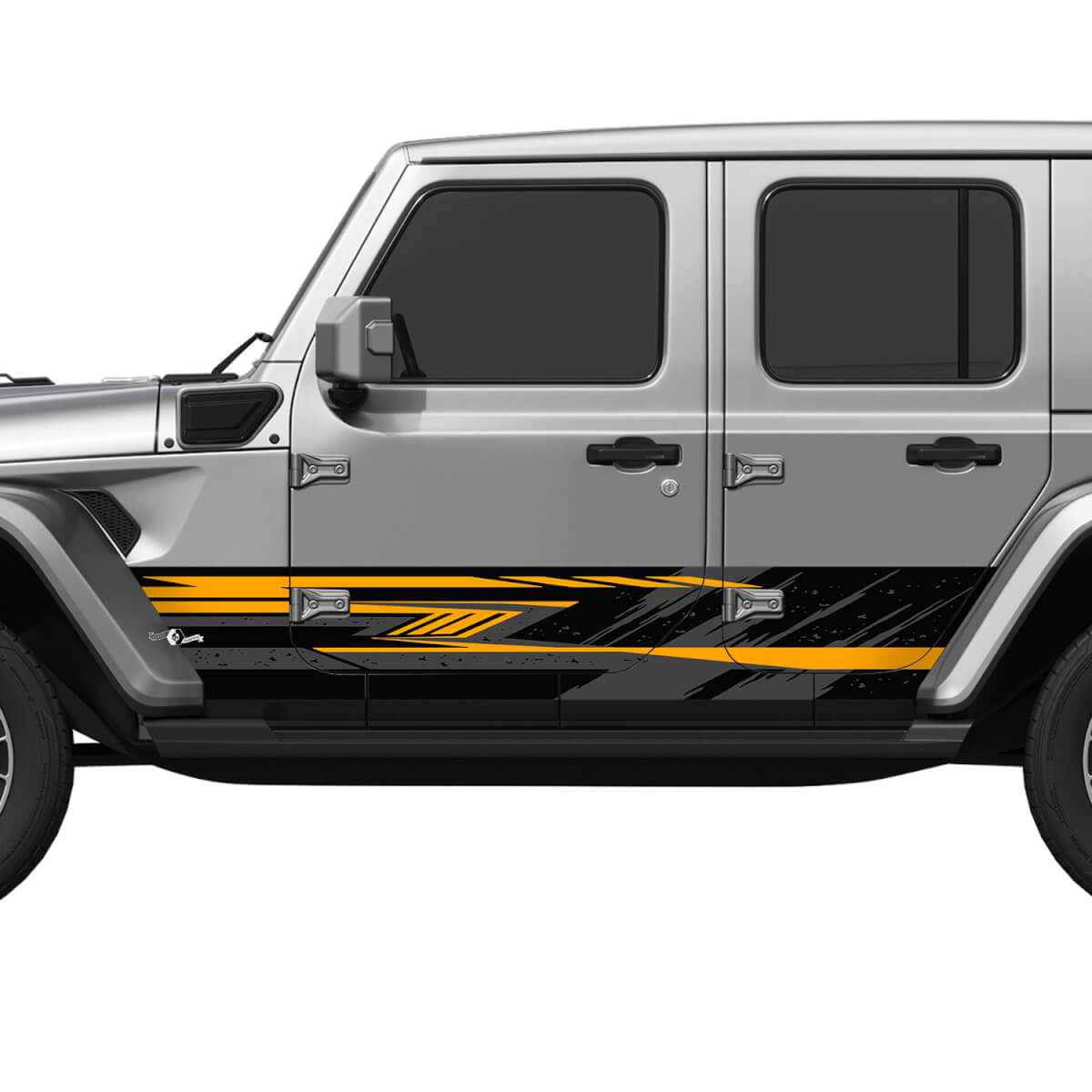Camo Lines Splash Wrap Side Doors Vinyl decal sticker fit Jeep Wrangler