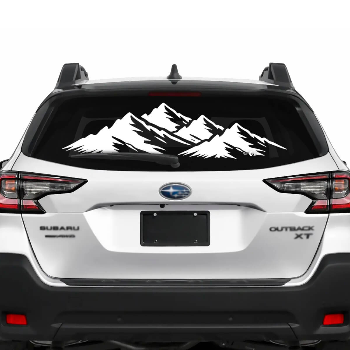 Rear Window Mountains Vinyl Sticker Decal Graphic for Suba Outback