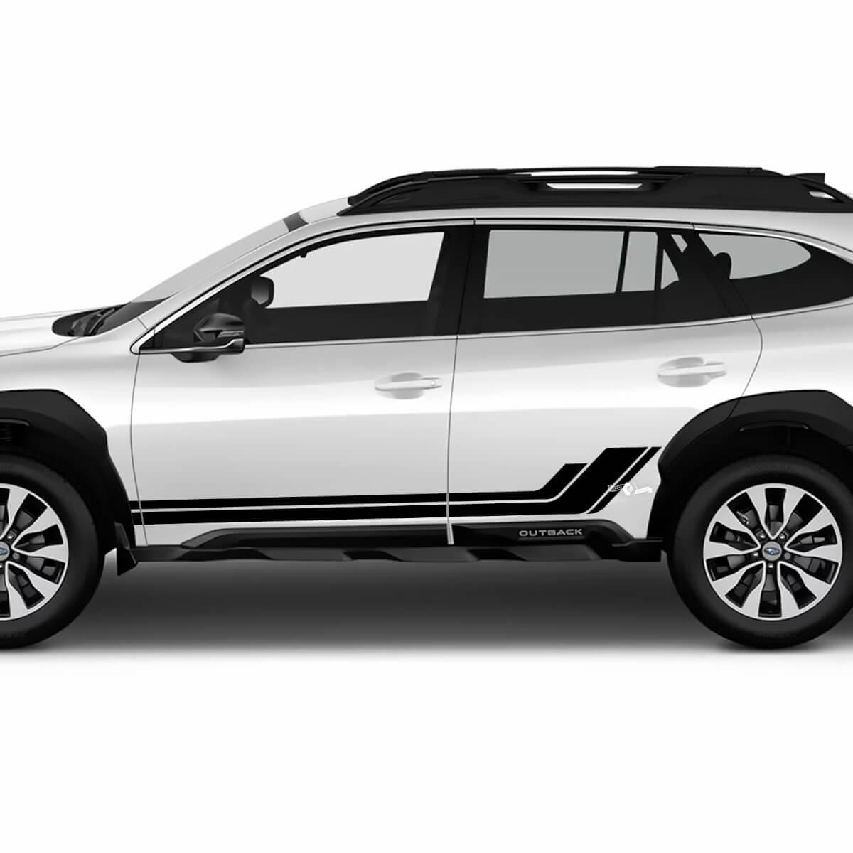 Side Rocker Panel Stripes Vinyl Sticker Decal Graphic for Suba Outback 