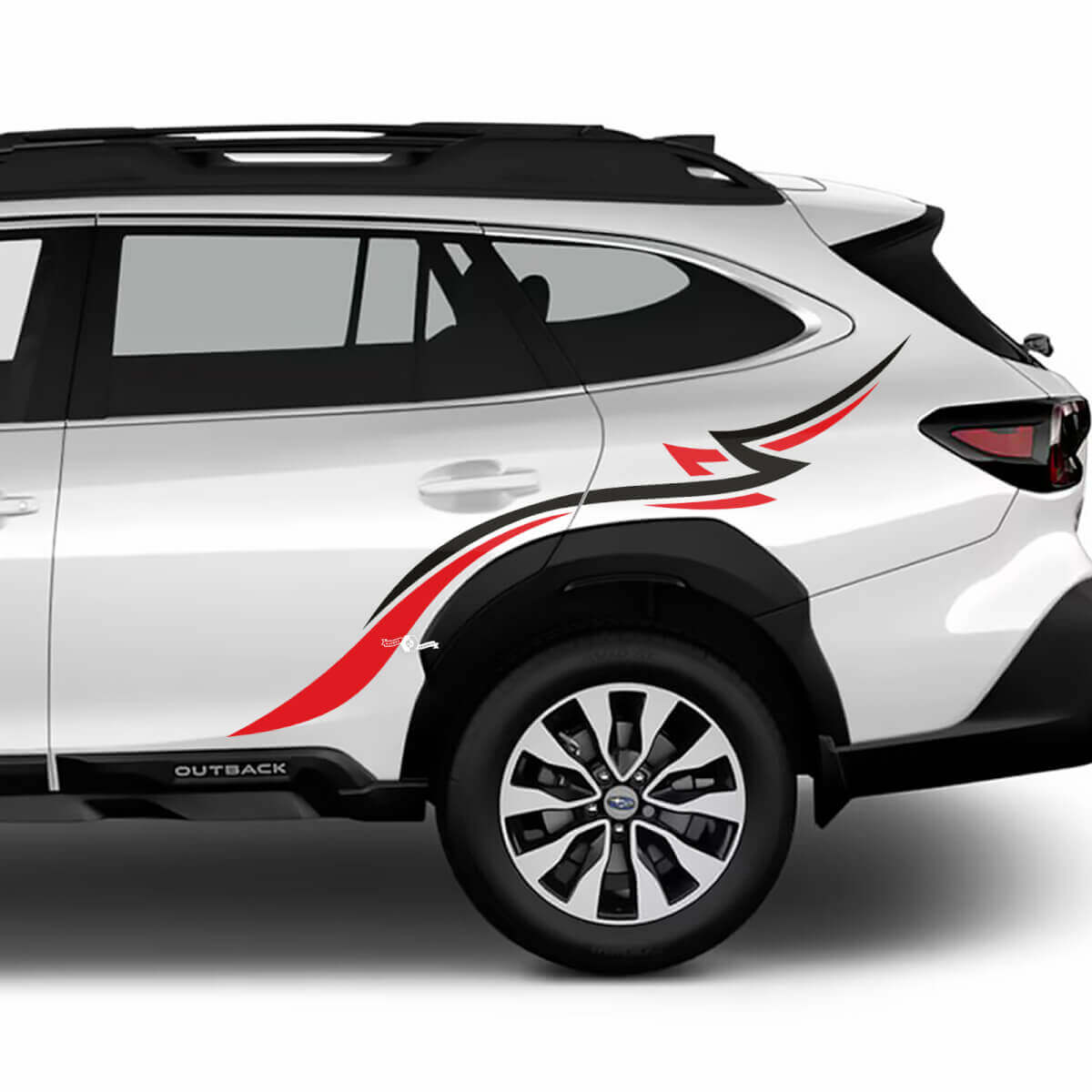 Side Rear Side Tribal Vinyl Sticker Decal Graphic for Suba Outback 2