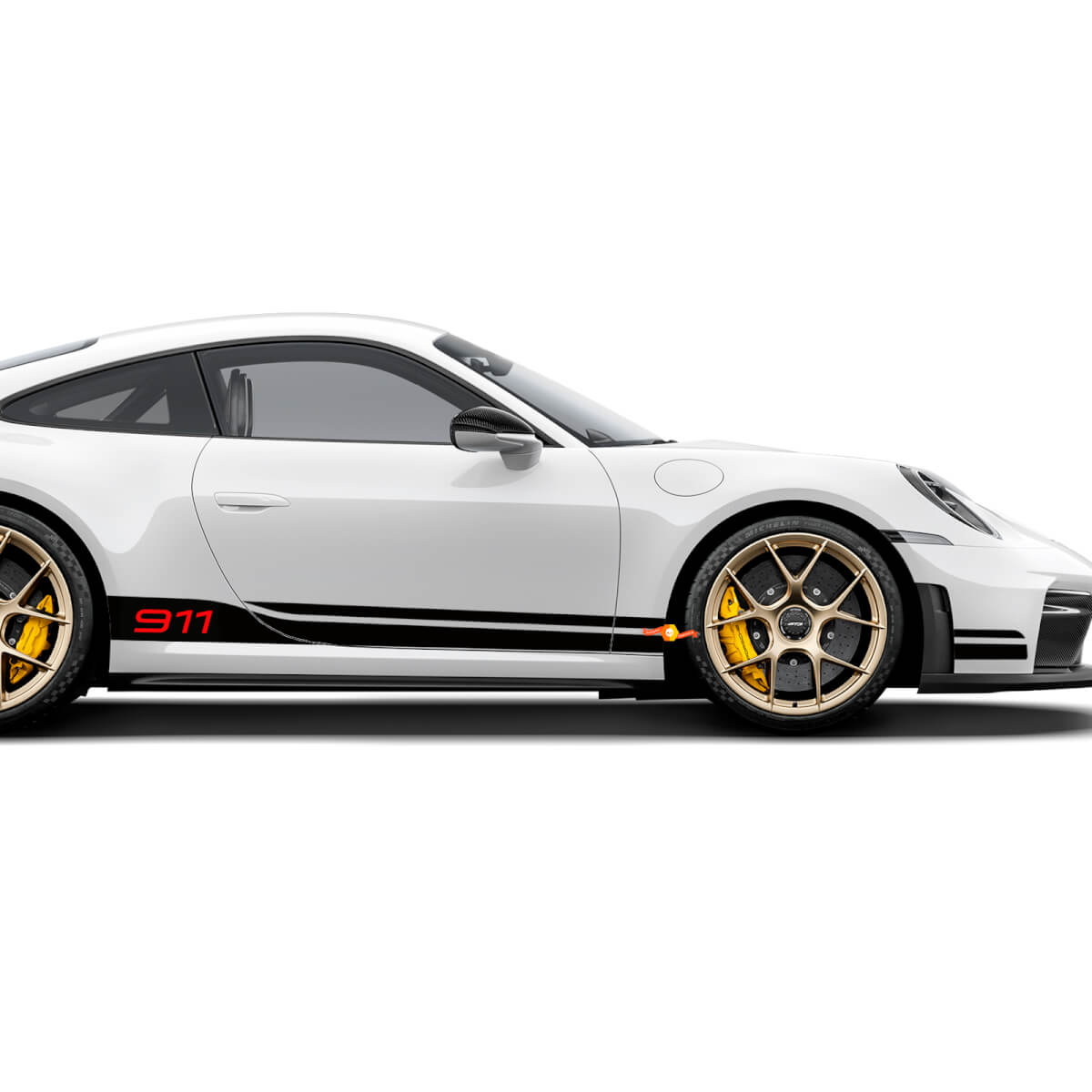 911 Porsche GT3 பக்க ஸ்ட்ரைப்ஸ் வைனில் டிகல் - ரேஸிங் கிராபிக்ஸ் ஸ்டிக்கர்
