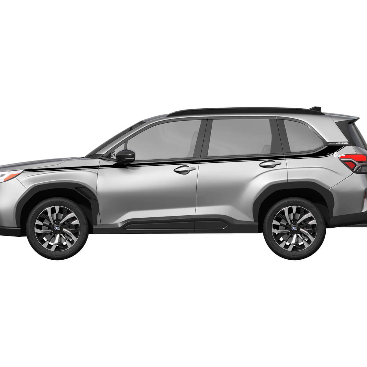 Side Up Doors Stripes Vinyl Decal - Graphic Sticker universal fit Suba Forester