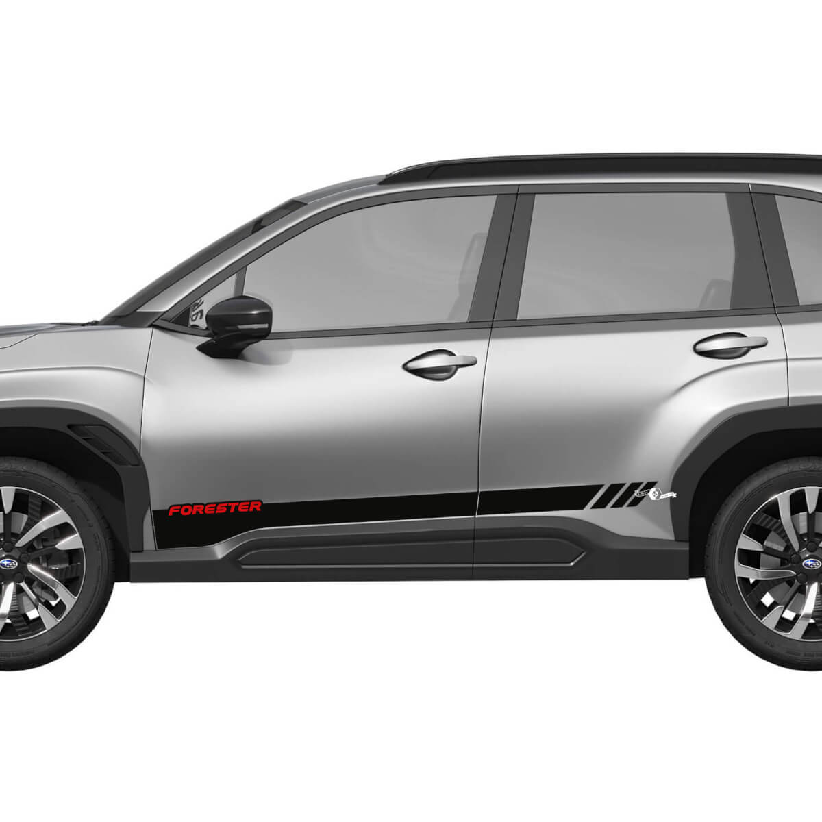 Side Doors Rocker Panel Stripes Vinyl Decal - Graphic Sticker universal fit Suba Forester