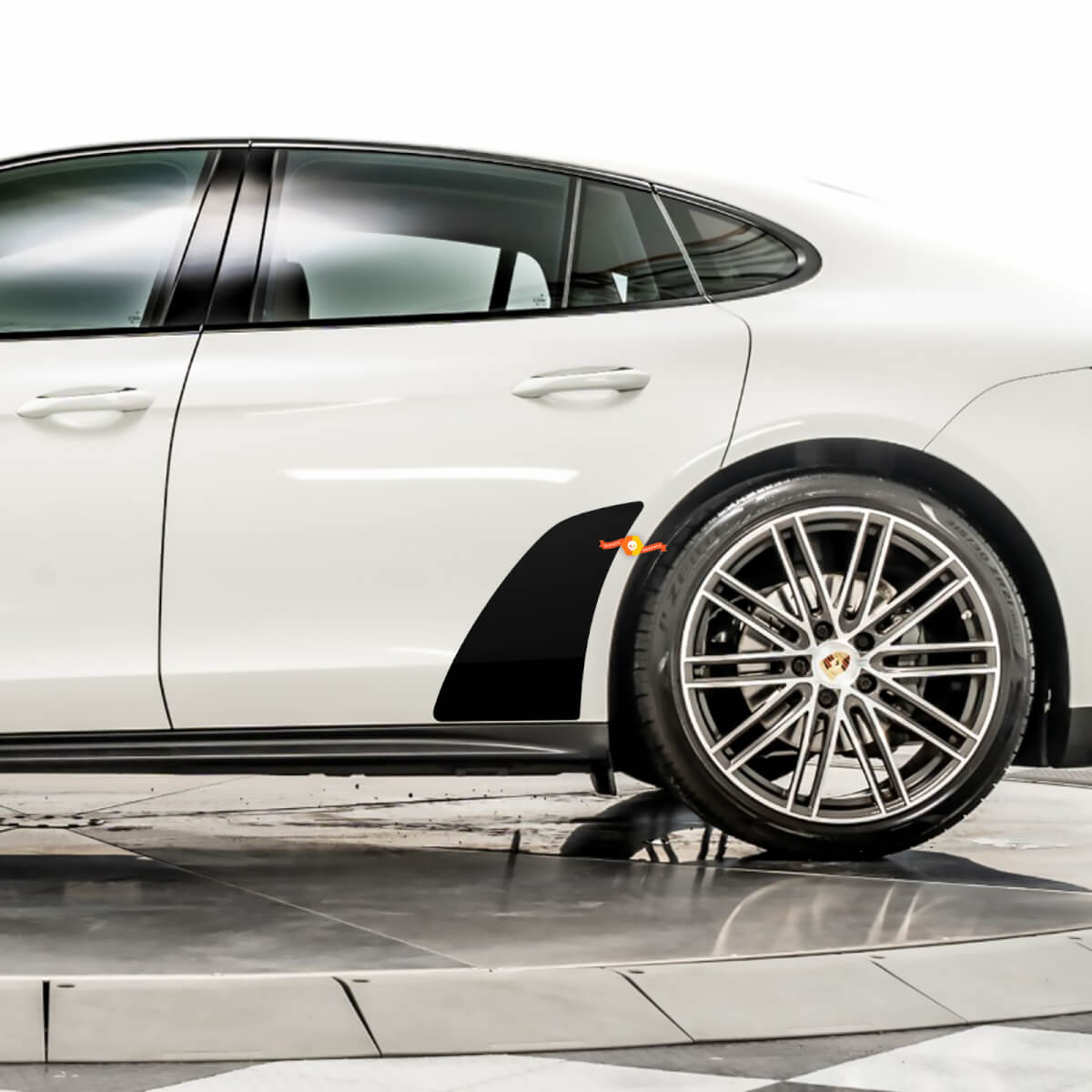 Rear Fender Rock Guard Decals Stone Guard Film Replacement Stickers fit Porsche Panamera