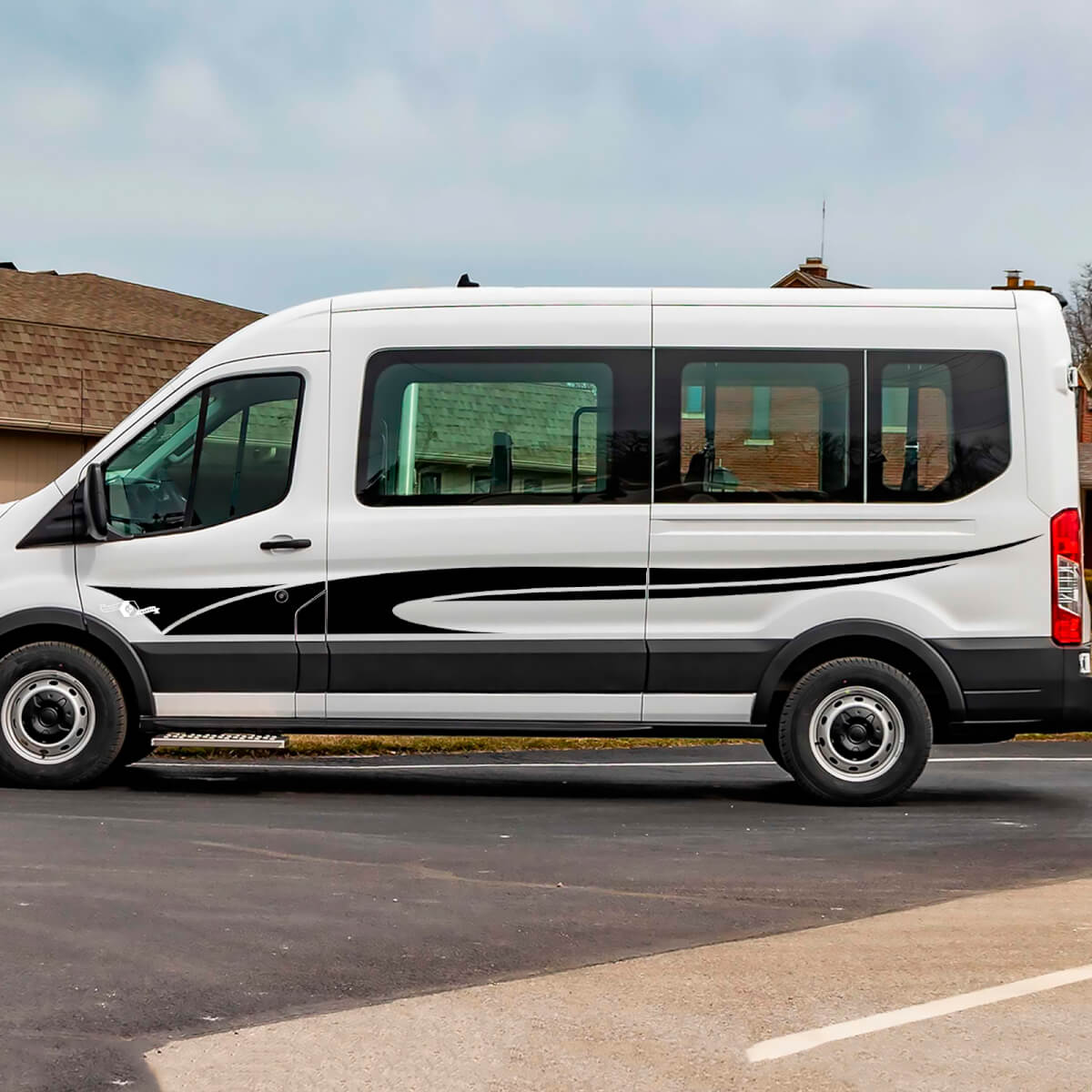 Ford Transit Tribal Stripes Side Doors Graphics Vinyl Decal Sticker