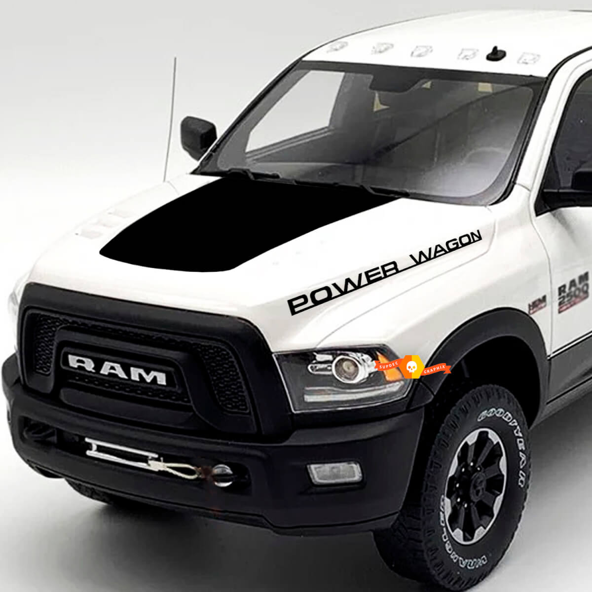 Full Kit For Power Wagon Ram 2500 Huge Truck Vinyl Decals Stickers