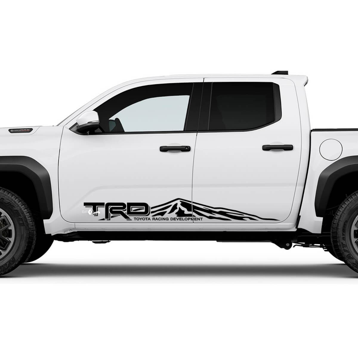 TRD off Road Mountains Side Rocker Panel Decals Stickers for Toyota Tacoma 4th Gen