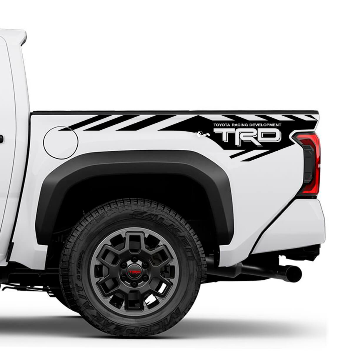 TRD off Road Mountains Bedside Truck Decals Stickers for Toyota Tacoma 4th Gen
