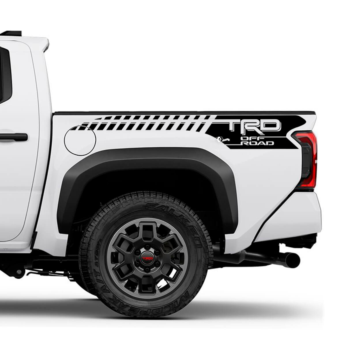 TRD off Road Mountains Bedside Truck Decals Stickers for Toyota Tacoma 4th Gen 3