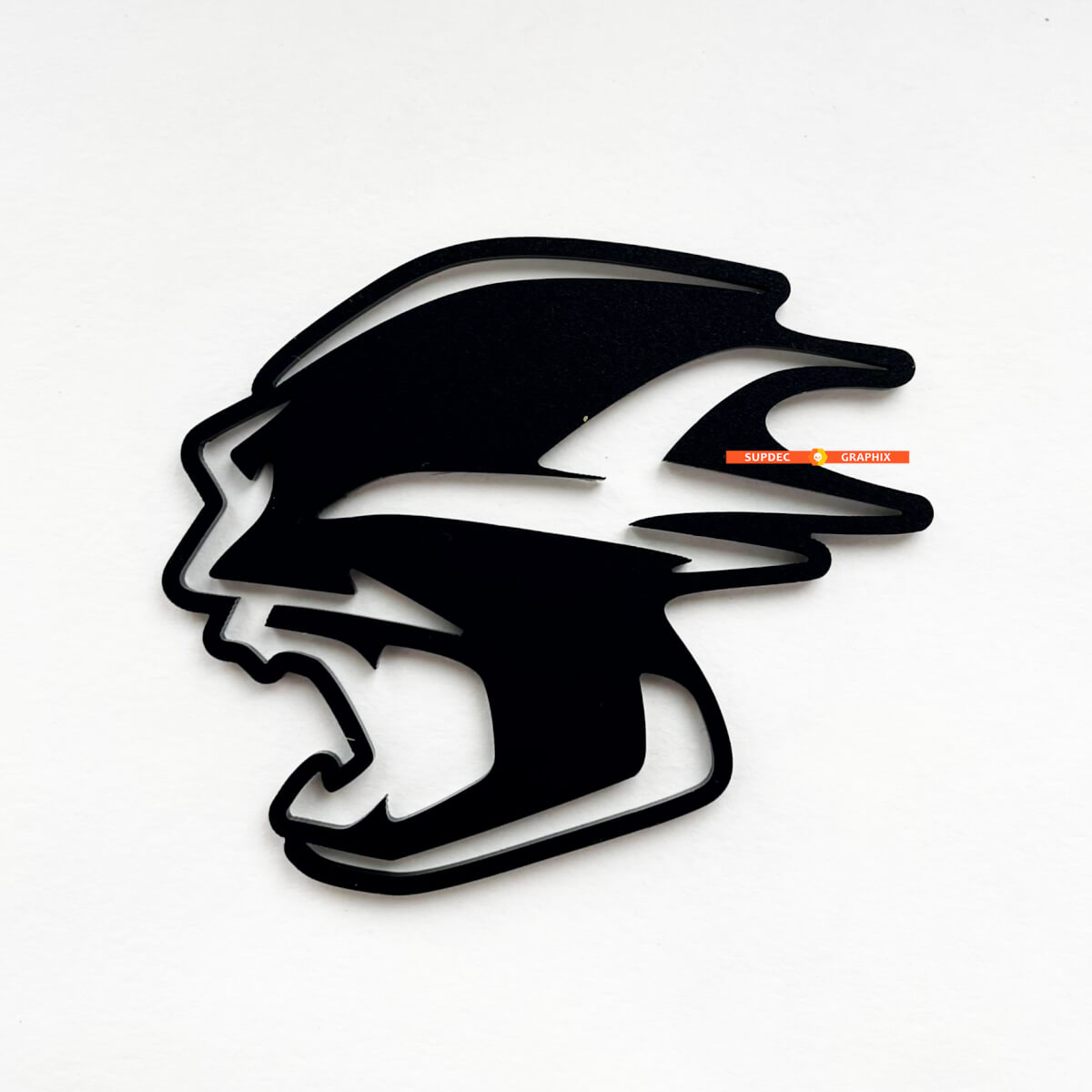 Black Banshee Custom 3D Badge Fender Badges Tailgate Emblem Front Grille Badge fit Dodge Charger Daytona SRT 2
