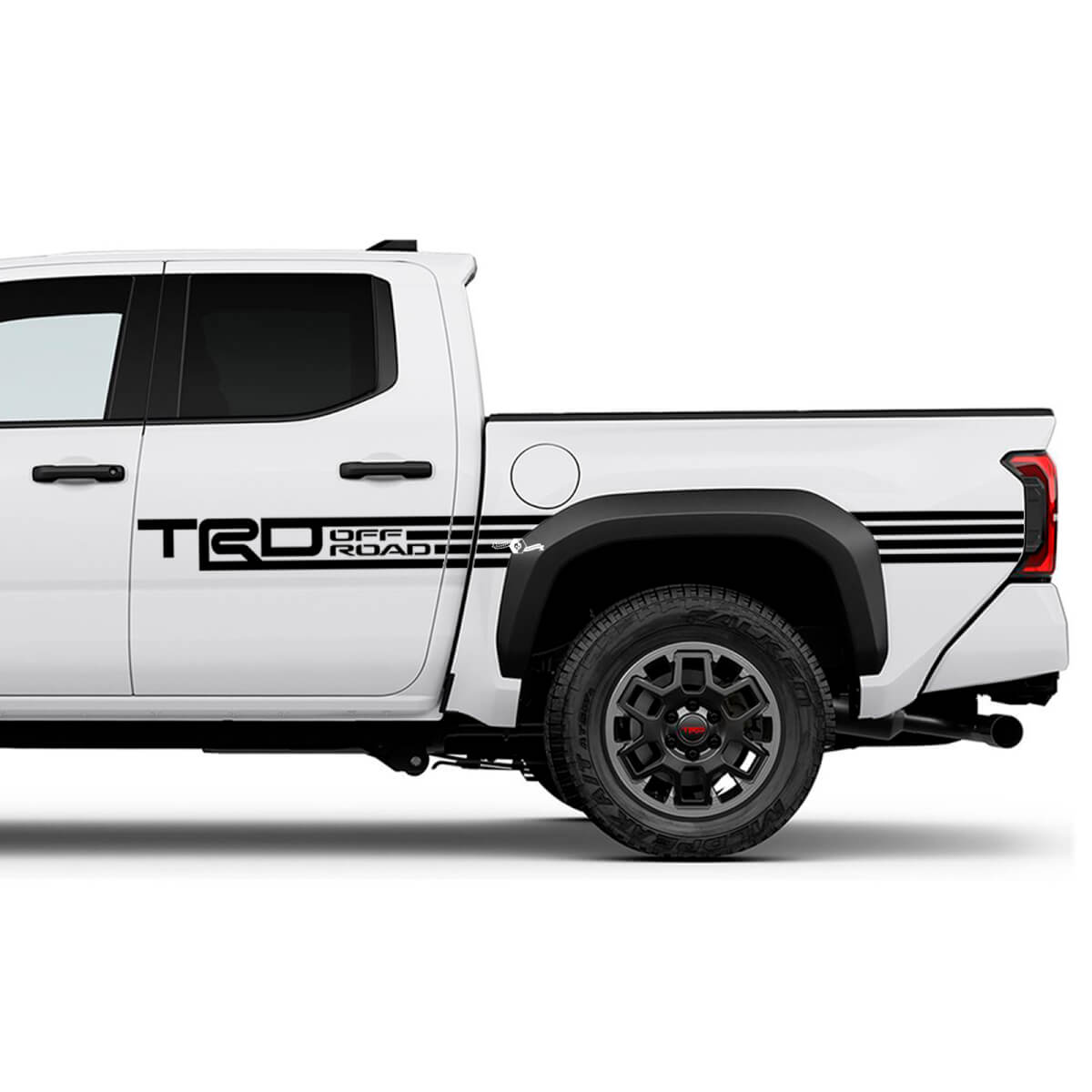 TRD off Road Doors Side Bedside US Truck Decals Stickers for Toyota Tacoma 4th Gen