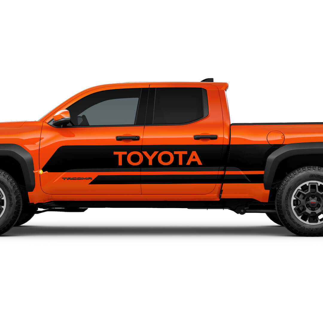 Doors Side Stripe Truck Decals Stickers for Toyota Tacoma