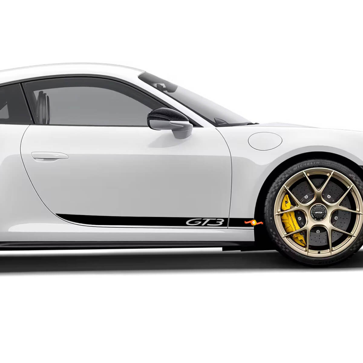 Side 911 GT3 Doors Stripes Kit Decal Sticker for Porsche 911 GT3