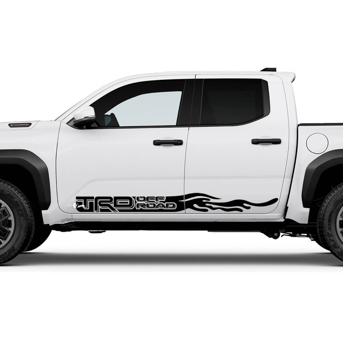 TRD Off Road Side Wave Rocker Panel Decals Stickers for Toyota Tacoma