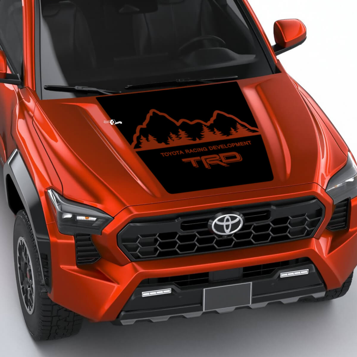 TRD Mountains Wrap Hood decal Sticker for Toyota Tacoma 4th gen