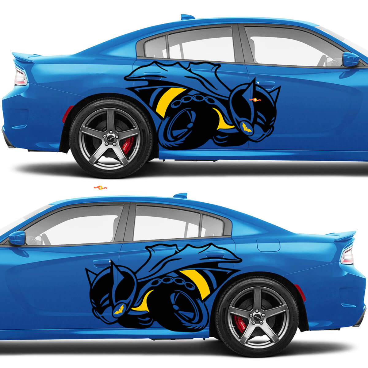 BatBee Side Decals Stickers For Dodge Challenger o Charger
